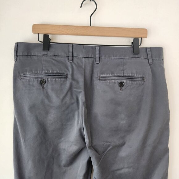 Bonobos Grey Friday Pants Straight Leg Trousers Career Men's 35x34 - Picture 4 of 9